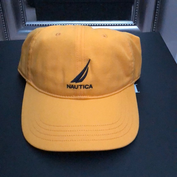 yellow nautica hat